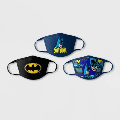 Kids' 3pk Batman Face Mask : Target