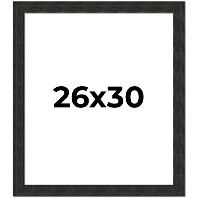 PosterPalooza | Contemporary Black Picture Frame - UV Acrylic, Foam Board Backing, Hanging Hardware