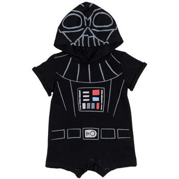 Star Wars Darth Vader Baby Short Sleeve Romper Darth Vader 0-3 Months