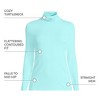 Lands' End Women's Lightweight Jersey Skimming Long Sleeve Turtleneck - 4 of 4