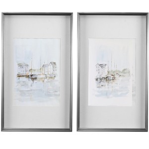 Uttermost New England Port Framed Prints, Set of 2 - 1 of 4