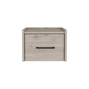 NicBex 13.2 inch Wide Floating Nightstand with 1 Drawer,Modern Wall-Mounted Side Table with Sleek Handle,Bedside Table for Bedroom,Living Room - 1 of 4