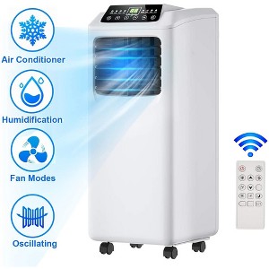 Costway Portable Air Conditioner & Dehumidifier Function Remote w/ Window Kit - 1 of 4