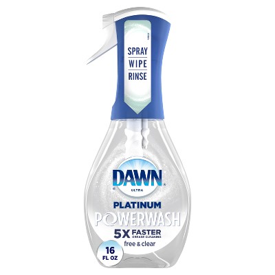 Dawn Fresh Scent Platinum Powerwash Dish Spray, Dish Soap Refill - 16oz :  Target