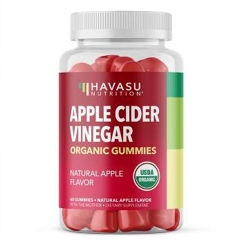 Apple Cider Vinegar Gummies, Apple Flavor, Havasu Nutrition, 60ct