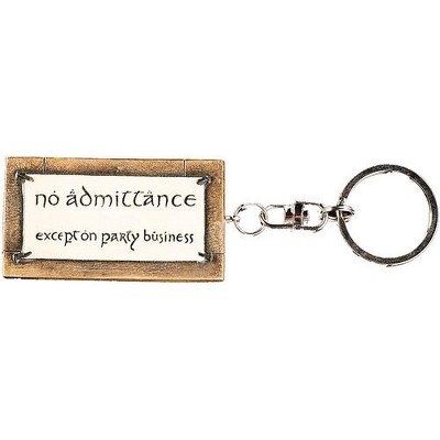 Weta Workshop - WETA Workshop - The Lord of The Rings Trilogy - Key Ring - No Admittance Sign
