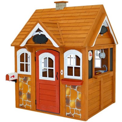 kidkraft stonewood playhouse dimensions