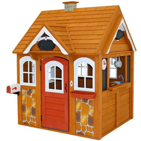 Kidkraft Stoneycreek Cedar Outdoor Playhouse Target