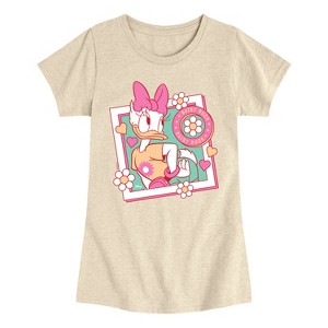 Girls' - Disney - Daisy Frame Fitted Short Sleeve Graphic T-Shirt - 1 of 4