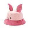 Winnie The Pooh Piglet Pink Short Faux Fur Bucket Hat - 2 of 4