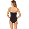 Women's Mesh Around Mesh Insert One Piece Swimsuit - 2 of 4