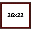 PosterPalooza | Weathered Red Picture Frame - UV Acrylic, Backing Board, Hanging Hardware Included - 2 of 4
