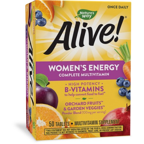 Nature's Way Alive! Women's Energy Multivitamin Tablets - 50ct - image 1 of 4