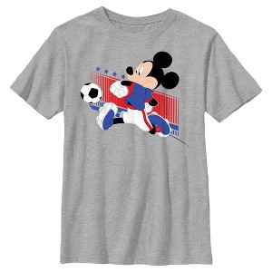 Boy's Disney Mickey Mouse Soccer USA T-Shirt - 1 of 4