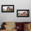 "Antique Barn & Quilt Barn" 2-Piece Vignette by Billy Jacobs, Black Frame - 3 of 4