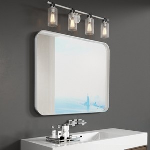 Aluminum Framed Bathroom Mirror - 1 of 4
