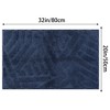 Unique Bargains Bathroom Non-Slip Geometric Soft Microfiber Washable Floor Mat - 4 of 4