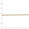 Black Bow Jewelry 1.75mm, 10k Yellow Gold, Solid Concave Figaro Chain Bracelet - 4 of 4