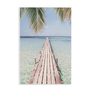 Stupell Industries Tropical Dock on Beach, 13" x 19" - 1 of 4