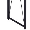 NicBex Home Office Desk 35.5" Modern Writing Desk with Metal Slide Base, Wooden Desktop and Black Metal Legs for Office, Study, Living Room - 4 of 4