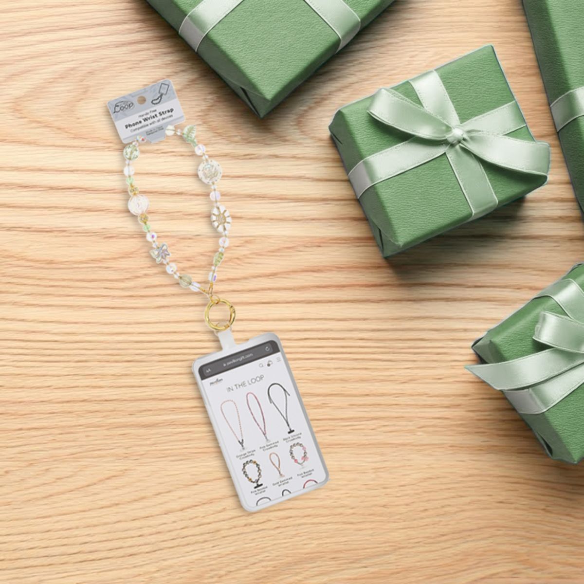 Pavilion Gift Company - Nature - Beaded Hands-Free Wrist Strap - Cell Phone Accessories - thumbnail 4