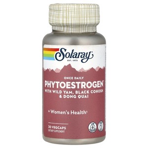 Solaray Phytoestrogen™ with Wild Yam, Black Cohosh & Dong Quai, 30 VegCaps - 1 of 4
