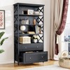 LITTLE TREE 71.65" 2 Drawers Black - 2 of 4