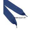 INSPIRE CHIC Solid Color Wrinkled Extra Wide Flat Athletic Shoelaces 1 Pair - 3 of 4