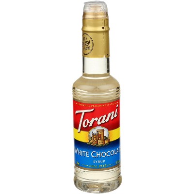 Torani White Chocolate Syrup - Case of 4 - 12.7 fl oz
