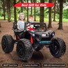 24V 2Seats Ride on UTV with Remote Control, 17" Extra Large EVA Wheels & 20.5“ Wide Seat 4WD Electric Vehicle - image 2 of 4