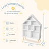 Arceso 4-Tier Dollhouse Bookshelf, Bookcase with Storage Display for Playroom & Nursery - 3 of 4