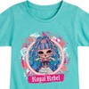 Girls' - LOL Surprise! - Royal Rebel Fitted Short Sleeve Graphic T-Shirt - 2 of 4