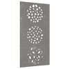 vidaXL Patio Wall Decoration 41.3"x21.7" Corten Steel Leaf Design - 3 of 4