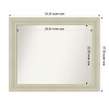 Amanti Art Oliver Non-Beveled Wood Framed Bathroom Vanity Wall Mirror - 3 of 4