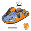 Snowmobile Winter Snow Sled by CocoNut Outdoor, Jumbo 50" Ride-On Inflatable Tube - 2 of 4