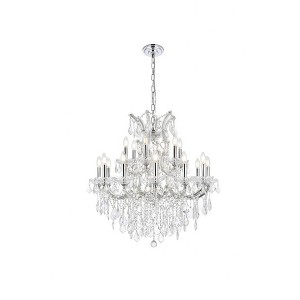 Elegant Lighting Maria Theresa 19 - Light Chandelier in  Chrome - 1 of 3