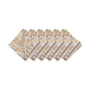 C&F Home Shay Damask Napkin Set of 6 - 1 of 4