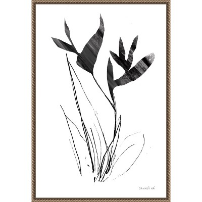 Amanti Art Paradise Botanicals I by Danhui Nai Canvas Wall Art Print Framed 16 x 23-in.