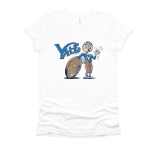 Yale University Football Character - Women's Short Sleeve Graphic T-Shirt - 1 of 4