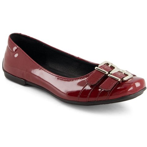 Обувь Andrea Women's Patent Ballet Flats 90824 Burgundy 7