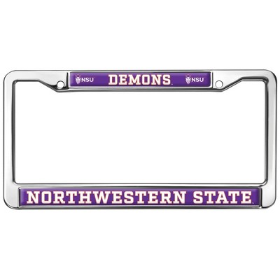 Northwestern State Demons Logo Full Size Standard License Plate Metal Frame