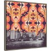Amanti Art Colorful sky above New York by Bodflorent Canvas Wall Art Print Framed 22 x 22-in. - 3 of 4