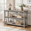 Farmhouse Entryway Table,47 Inch Narrow Long Console Table with Storage, 3 Tier Wood Behind Couch Table for Living Room, Hallway Table for Foyer - 3 of 4