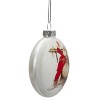 Northlight Norman Rockwell Christmas Disc  Glass Ornaments - 3" - Set of 3 - 4 of 4