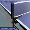 Zevemomo Portable Foldable Table Tennis Set | Features Playback Mode for Solo Play, Complete with Net, 2 Paddles, 3 Balls,Easy Indoor,Outdoor Use - 4 of 4