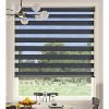 Heynemo Cordless Zebra Blinds, Modern Adjustable Pull Down Shades for Windows Light Filtering Day and Night for Home Office - 2 of 4