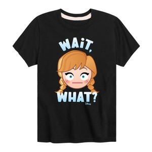 Boys' - Disney - Wait What Anna Short Sleeve Graphic T-Shirt - 1 of 4