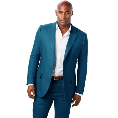 Ks Island By Kingsize Men's Big & Tall ™ Linen Blend Two-button Suit ...
