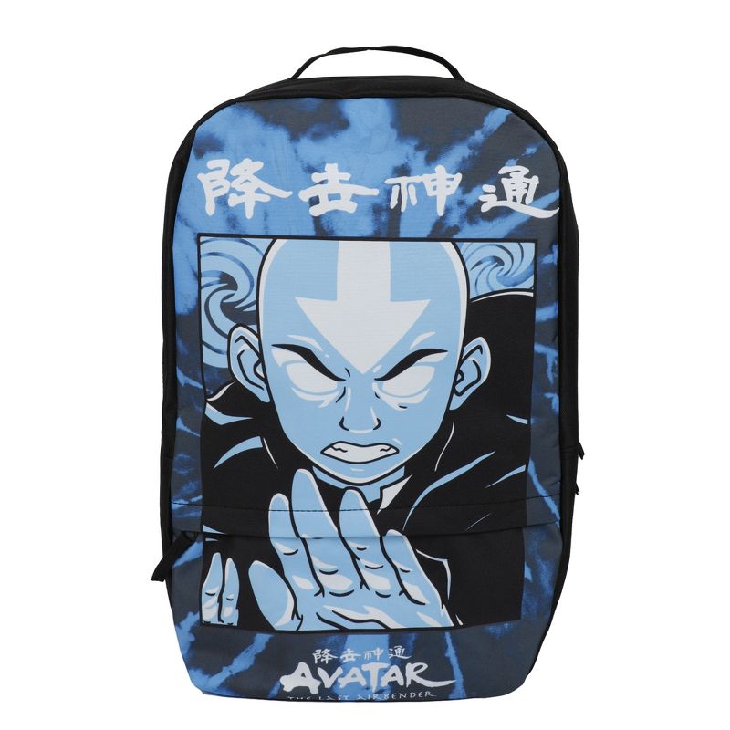 Avatar The Last Airbender Avatar State Aang Black Backpack, 1 of 4