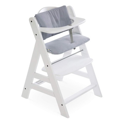 Hauck Highchair Pad Deluxe, Removable Washable Padded Seat Cushion  Compatible With Wooden Alpha+ And Beta+ Model High Chair, Accessory Only,  Grey : Target